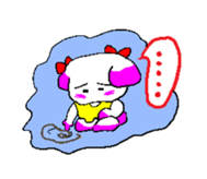 Ochiyame of dog sticker #481110