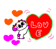 Ochiyame of dog sticker #481124