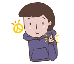 Sammy - the cute boy sticker #481293