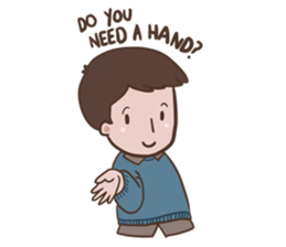 Sammy - the cute boy sticker #481298