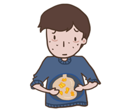 Sammy - the cute boy sticker #481309