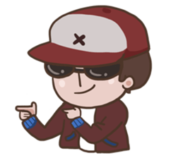 Sammy - the cute boy sticker #481311