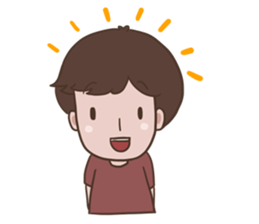 Sammy - the cute boy sticker #481315