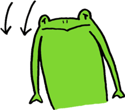 Takashi-kun of frog sticker #481689