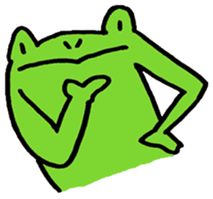 Takashi-kun of frog sticker #481693