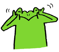 Takashi-kun of frog sticker #481694