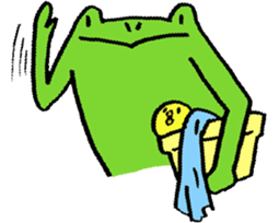 Takashi-kun of frog sticker #481706