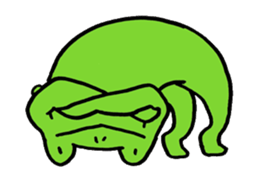 Takashi-kun of frog sticker #481711