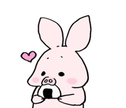 Sweet Piggy Bunny (Buta Usa San) sticker #482249