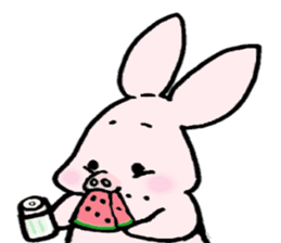 Sweet Piggy Bunny (Buta Usa San) sticker #482250