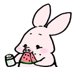 Sweet Piggy Bunny (Buta Usa San) sticker #482250