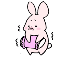 Sweet Piggy Bunny (Buta Usa San) sticker #482255