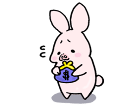 Sweet Piggy Bunny (Buta Usa San) sticker #482256
