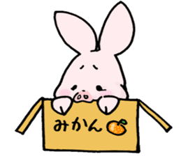 Sweet Piggy Bunny (Buta Usa San) sticker #482261