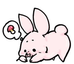 Sweet Piggy Bunny (Buta Usa San) sticker #482263