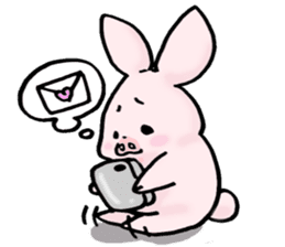 Sweet Piggy Bunny (Buta Usa San) sticker #482265