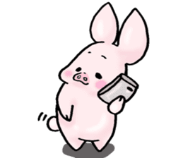 Sweet Piggy Bunny (Buta Usa San) sticker #482271