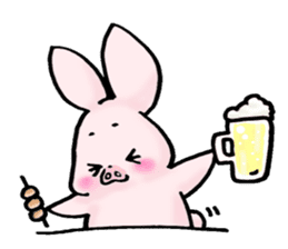 Sweet Piggy Bunny (Buta Usa San) sticker #482272