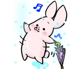 Sweet Piggy Bunny (Buta Usa San) sticker #482273