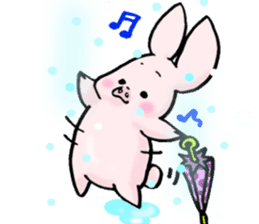 Sweet Piggy Bunny (Buta Usa San) sticker #482273