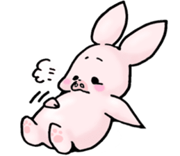 Sweet Piggy Bunny (Buta Usa San) sticker #482275