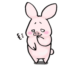 Sweet Piggy Bunny (Buta Usa San) sticker #482277