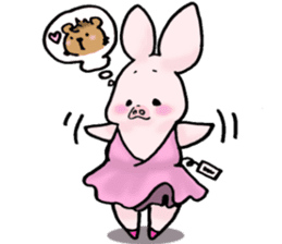 Sweet Piggy Bunny (Buta Usa San) sticker #482278