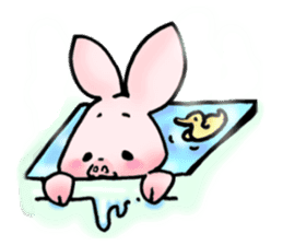 Sweet Piggy Bunny (Buta Usa San) sticker #482279