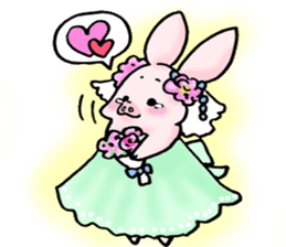Sweet Piggy Bunny (Buta Usa San) sticker #482280