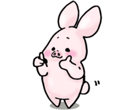 Sweet Piggy Bunny (Buta Usa San) sticker #482281