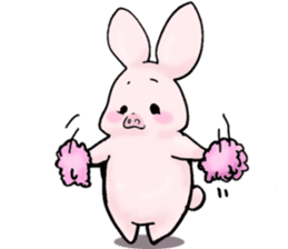 Sweet Piggy Bunny (Buta Usa San) sticker #482285
