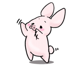 Sweet Piggy Bunny (Buta Usa San) sticker #482286