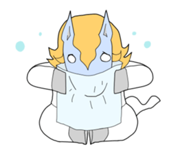 white horse48 sticker #482425