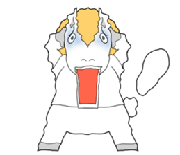 white horse48 sticker #482426