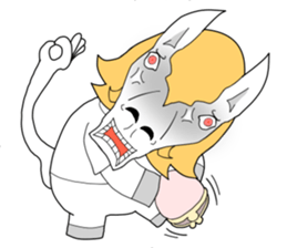 white horse48 sticker #482431