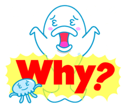 sleepy-eyed Dolphine sticker #482452