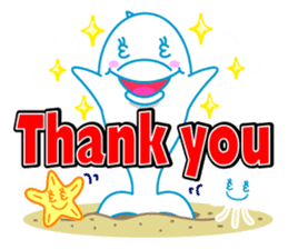 sleepy-eyed Dolphine sticker #482472