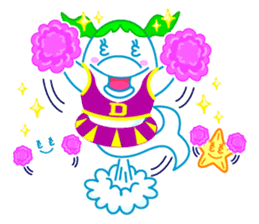 sleepy-eyed Dolphine sticker #482482