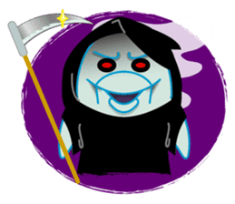 sleepy-eyed Dolphine sticker #482486