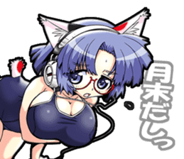 Cat-ears girl sticker #483981