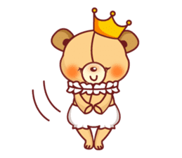 Bear Prince cute sticker sticker #484156