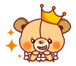Bear Prince cute sticker sticker #484158