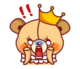 Bear Prince cute sticker sticker #484162