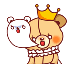 Bear Prince cute sticker sticker #484164