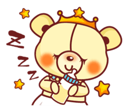 Bear Prince cute sticker sticker #484167