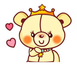 Bear Prince cute sticker sticker #484175