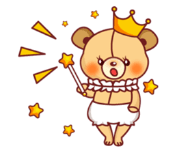 Bear Prince cute sticker sticker #484178