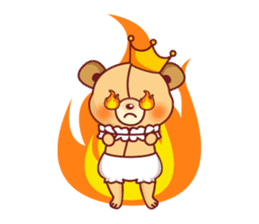 Bear Prince cute sticker sticker #484185
