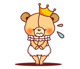 Bear Prince cute sticker sticker #484187