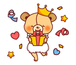 Bear Prince cute sticker sticker #484189